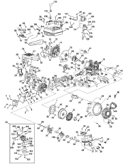 MTD 31AM63EF706 - MTD Snow Thrower (2009) Engine Assembly 370-SUB