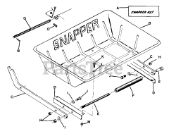 Snapper 28083 (89594) - Snapper 28" Rear-Engine Riding Mower, 8hp