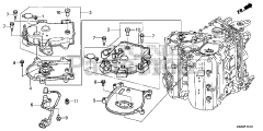 Honda BF250 A XXCA (BBJJ) - Honda Marine Engine, Made in Japan (SN: BBJJ-8000001 - BBJJ-9999999) TIMING BELT COVER