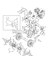 Troy-Bilt 21AE662M066 - Troy-Bilt Rear-Tine Tiller (2009)