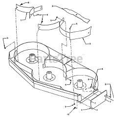 Exmark MK483 - Exmark 48" Side Discharge Deck Mulching Kit