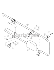 Cub Cadet 207 (39A-207-100) - Cub Cadet Head Rest Kit Head Rest Kit