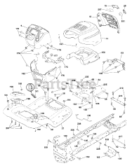 Snapper ST 2046 (2691202-00) - Snapper 46" Lawn Tractor, 20hp