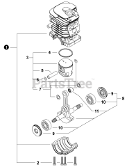 Echo CS-3510 - Echo Chainsaw (SN: C82015001001 - C82015999999)