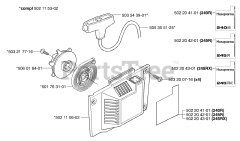 Husqvarna 245 - Husqvarna String Trimmer (2002-08) Starter