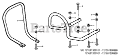 Troy-Bilt 12155 - Troy-Bilt Tuffy Rear-Tine Tiller (SN: 121551300101 - 121551399999)