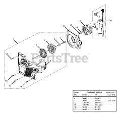 Ryobi RY 74005 D - Ryobi 16" Chainsaw, 38cc Starter - Ignition