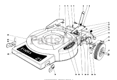 Toro 18017 - Toro Walk-Behind Mower (SN: 000000001 - 000999999) (1980)