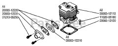 Shindaiwa GP 25 - Shindaiwa Water Pump Cylinder
