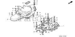 Honda BF130 A2 XA (BZBE) - Honda Marine Engine, Made in Japan (SN: BZBE-1300001 - BZBE-1400000) TIMING BELT COVER
