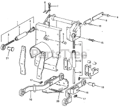 Cub Cadet 383 (190-383-100) - Cub Cadet 3-Point Hitch Linkage