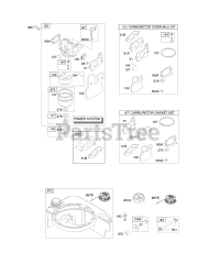Briggs & Stratton 11C602-0100-E1 - Briggs & Stratton Vertical Engine Carburetor, Fuel Supply