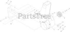 Toro 74312 (8000) - Toro 48" Z Master Zero-Turn Mower (SN: 400000000 - 402079999) Blower Mounting Assembly