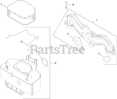 Toro 14AK81RK544 (GT 2300) - Toro Garden Tractor (SN: 1A186H30000 & Above) (2006) Air Intake and Filtration Assembly Kohler SV735-0011