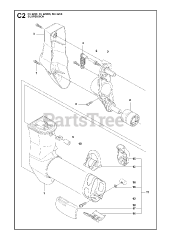 Jonsered MC 2256 - Jonsered Brushcutter (2011-01) SUSPENSION