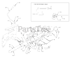 Cub Cadet GT 3204 (14A-671-710) - Cub Cadet Garden Tractor Hydraulic Valve And Lines