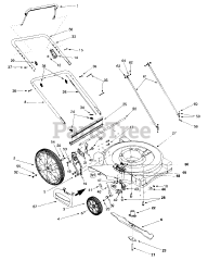 Lawn Chief 11A-508C022 - Lawn Chief Walk-Behind Mower (2000) (Cotter & Company)