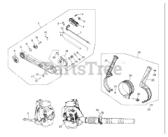 RedMax EBZ 8500 (966624501) - RedMax Backpack Blower (2011-02)