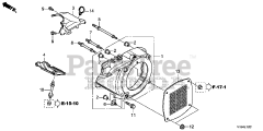 Honda HS1336 I A (SBAJ) - Honda 36" Snow Blower, Made in Japan (SN: SBAJ-5000001 - SBAJ-9999999) FAN COVER (2)