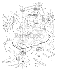 Murray 7800294 (385002x78D) - Murray 38" Lawn Tractor (2008) Mower Housing