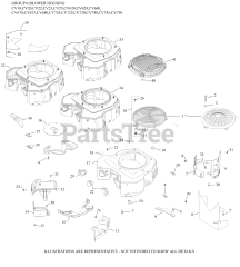 Kohler CV20-65597 - Kohler Command PRO Engine, Made for Scag, 20hp, 14.9kW 06 Blower Housing