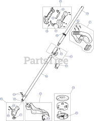 Dewalt DXGST227SS (41DD27SC939) - DeWALT String Trimmer General Assembly