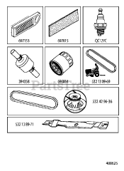 Jonsered LT 2217 A (960410113-02) - Jonsered Lawn Tractor (2010-04)