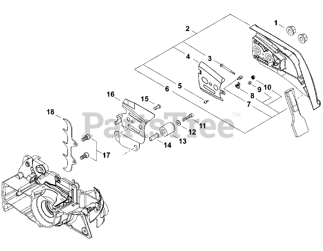 Echo CS490 Echo Chainsaw (SN C34312001001 C34312999999) Clutch