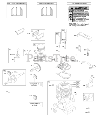 Briggs & Stratton 97302-0017-F1 - Briggs & Stratton Horizontal Engine