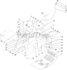 Toro 22974 (TRX-26) - Toro Trencher (SN: 310000301 - 310999999) (2010) Frame Assembly