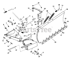 Ariens 831004 - Ariens 54" Front Blade (SN: 000101 - 013136)