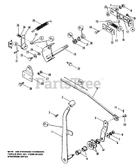 Simplicity 7018 H (1690366) - Simplicity Garden Tractor, 18hp Hydrostatic Control Group (7012, 7016, &amp; 7018)