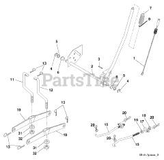 Poulan PXT 155G42 (960180008-00) - Poulan XT Lawn Tractor (2013-10)