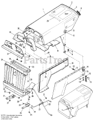Simplicity 1691167 - Simplicity SunStar 48" Garden Tractor, 20hp Hood &amp; Grille Group - All Mfg. Nos. Except 1691250 &amp; 1691357