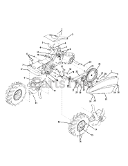 White Outdoor RT-412 (21AA412A090) - White Outdoor Roto Boss Rear-Tine Tiller (2008)