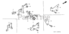 Honda EX5500 K1 A/B (EA1) - Honda Generator, Made in Japan (SN: EA1-1072384 - EA1-1099999) ENGINE MOUNT