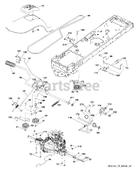 Poulan Pro PP 155H42 (960420182-00) - Poulan Pro Lawn Tractor (2015-08)