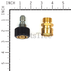 Snapper 95518 Use 6050: Qc  M-M22 X Qc Coupler - image 3