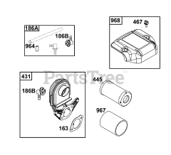 Briggs & Stratton 40N877-0049-B5 - Briggs & Stratton Vertical Engine