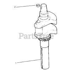 Toro 72062 (264-6) - Toro Yard Tractor (SN: 059000001 - 059000227) (1995) Crankshaft (kohler Engine Cv14s-Ps1472) 2