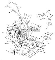 Lawn-Boy 1920 - Lawn-Boy Snow Thrower (SN: 400000001 - 499999999) (1964) Model 1116 Hobby Gardener Parts List