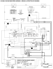 Ferris IS 2100Z (5901333) - Ferris IS2100Z Series 61" Zero-Turn Mower, 28hp Briggs & Stratton Electrical Schematic - PTO Clutch Circuit - Briggs &amp; Stratton EFI