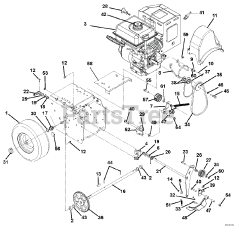 Ariens 920306 - Ariens Sno-Tek 26" Snow Blower, LCT StormForce 208cc engine (SN: 000101 & Above)