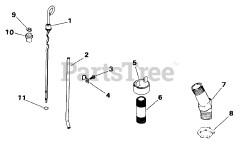 Kohler M20-49581 - Kohler Magnum Engine, Made for Vermeer, 20hp, 14.9kW Dipstick 10-15-20 (TP-2233-C)
