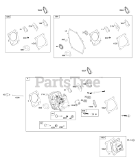 Briggs & Stratton 83132-0175-B1 - Briggs & Stratton Horizontal Engine Cylinder Head, Gasket Sets