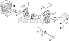 Echo CS-310 - Echo Chainsaw (SN: C04511001001 - C04511999999)