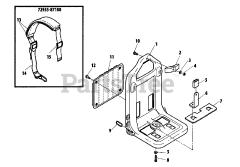 Shindaiwa EB 480 - Shindaiwa Backpack Blower Frame, Strap