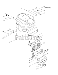 MTD 14AI808H718 - MTD Pro Garden Tractor (2004) Engine Accessories