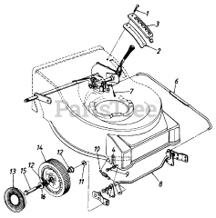 MTD 121-478R083 - MTD Walk-Behind Mower (1991) (Valley Wholesale) Parts
