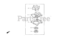 Honda BF30 AY LRSA (BAWS) - Honda Marine Engine, Made in Japan (SN: BAWS-3200001 - BAWS-9999999) IMPELLER KIT